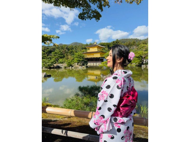 【京都・四条大宮】ここでしか体験できない♪ヘアーアクセサリーつけ放題‼着物レンタルお出かけコースの紹介画像