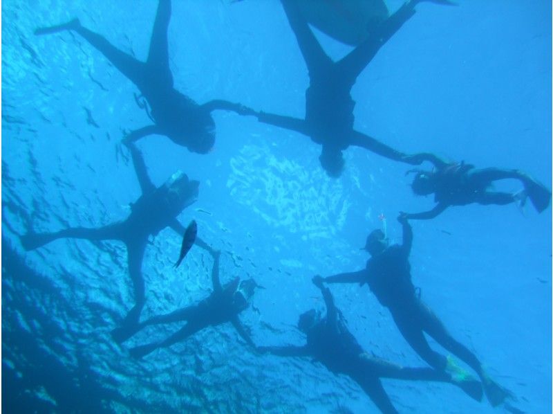 [Okinawa Blue Cave] Snorkel, Clear Kayak Set Plan going by private boat