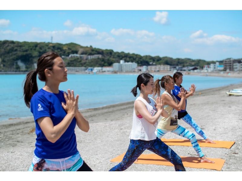 [Shonan/Zushi/Beach Yoga] Held 3 times a day! 60 minute yoga lesson that even beginners can enjoy★Free yoga mat and photo data giftの紹介画像