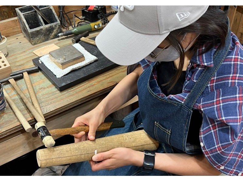 [Tenri City, Nara Prefecture] A bangle plan to create a bangle by soldering your favorite parts and engraving your favorite silver plate ♪の紹介画像