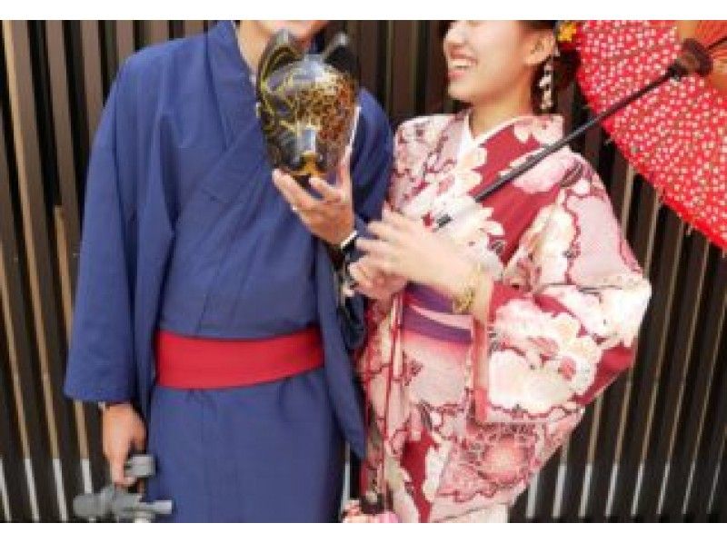 [Kyoto ・ Kyoto In front of the station] I felt different from usual walking around town ♪ It's OK in the palm kimono Rental planの紹介画像