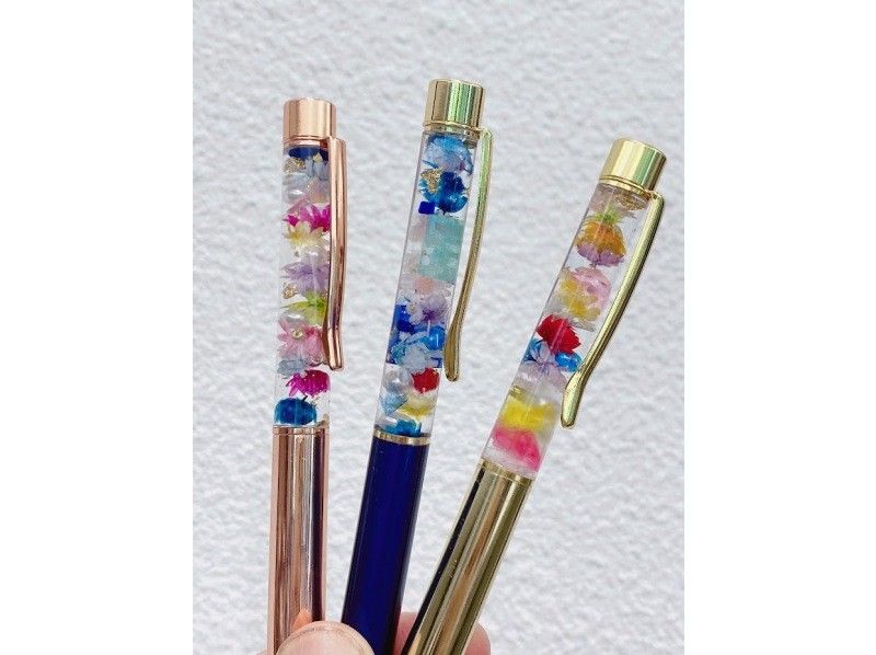 [Miyagi/Sendai] Experience making herbarium ballpoint pen with gold leaf in Wakuya Town! Also great as a souvenirの紹介画像