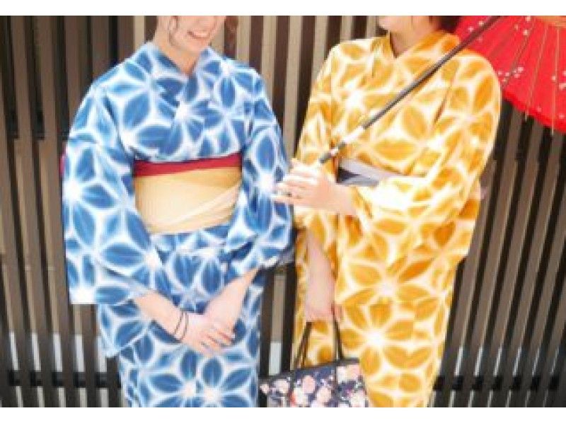 [เกียวโต-Gion] ฤดูร้อนเท่านั้น! ของฤดูร้อนเกียวโตมันโอเคสำหรับการท่องเที่ยว♪ แผนการเช่าชุดยูกาตะの紹介画像