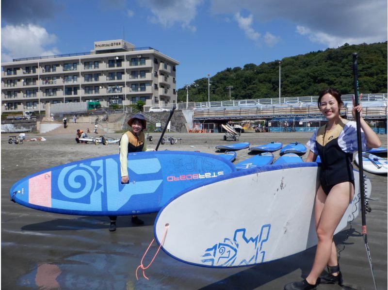 [神奈川·玲子：第一个SUP！在短时间内挑战SUP！ “Suspinal最低价¥3,500 SUP体验”の紹介画像