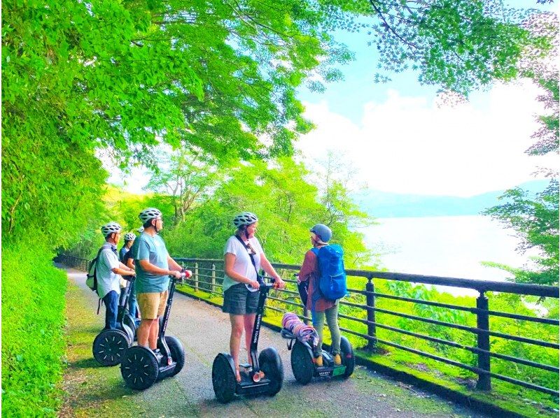 【神奈川・箱根・九頭龍の森】箱根芦ノ湖セグウェイツアー・鎮守の森で湖を眺めすすむ自然体験♪（2時間30分）の紹介画像