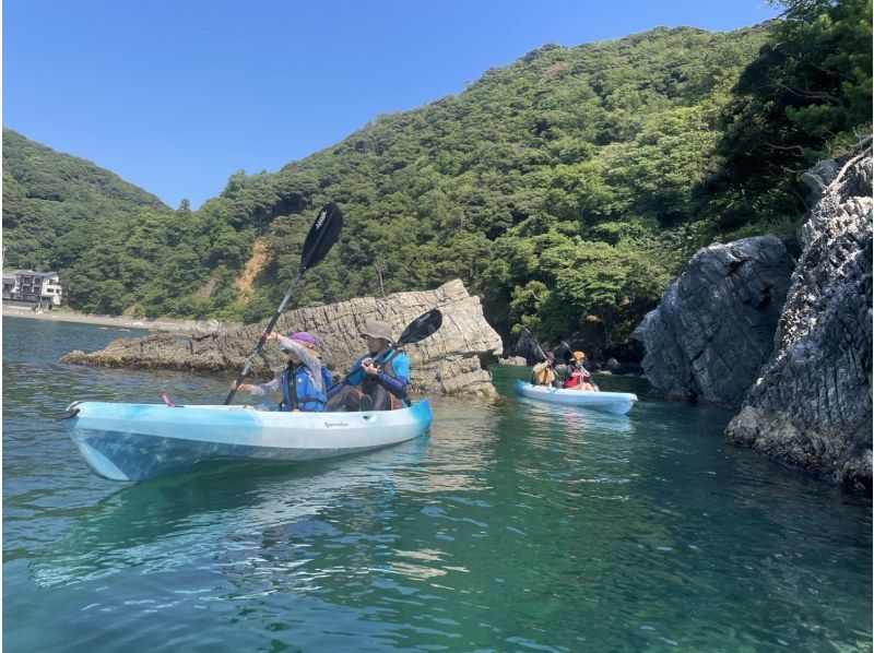 [Fukui/Wakasa] "Fresh Green Kayak" Kayak tour in Wakasa Bay ☆ Beginners and experienced people are welcome! 3 hours of fun! !の紹介画像
