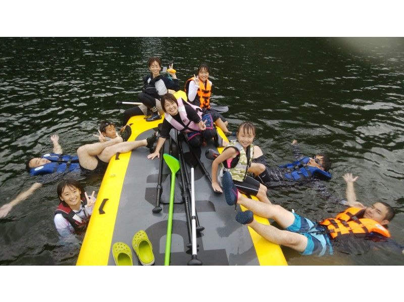 【長野・木崎湖】国内最大級のスーパービッグSUP(サップ)で水遊びツアーの紹介画像