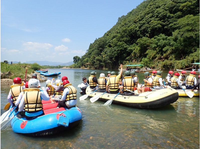 【Kyoto · Hozu River】 A natural roller coaster that nature creates! Rafting Tour (9:00 AM course)