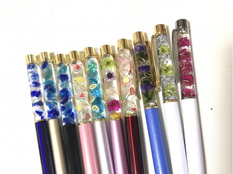 [Saitama ・ Hanno] With SNS adult My mind! Glitter ★ Herbarium Ballpoint pen experience (2) also for present!の紹介画像