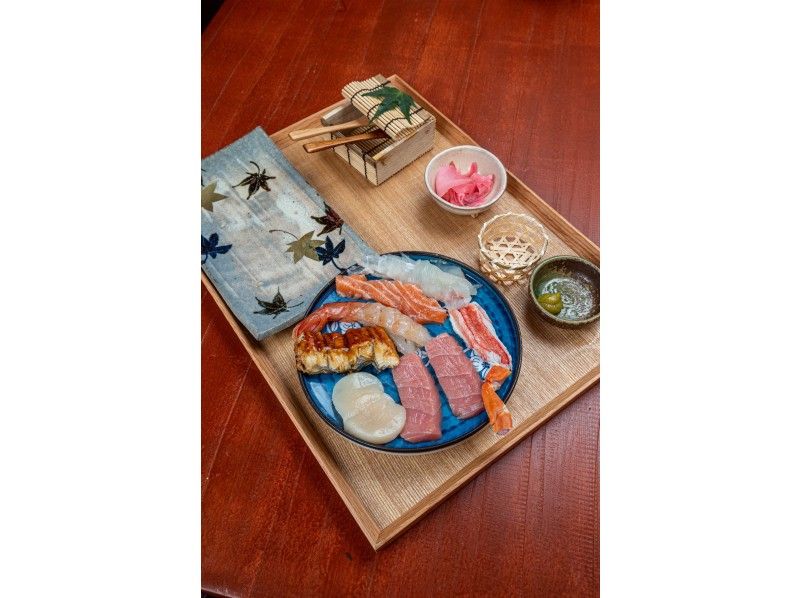[Osaka ・ Namba] Carefully selected from Kuromon market! Nigiri Sushi Experience. A 5-minute walk from Namba Station! Children also participate OK!の紹介画像