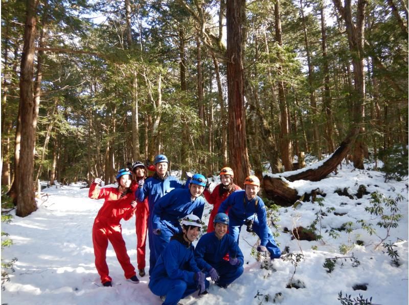 【山梨県・ケイビング】冬でも楽しめる・青木ヶ原樹海　森の散策と洞窟探検ツアーの紹介画像