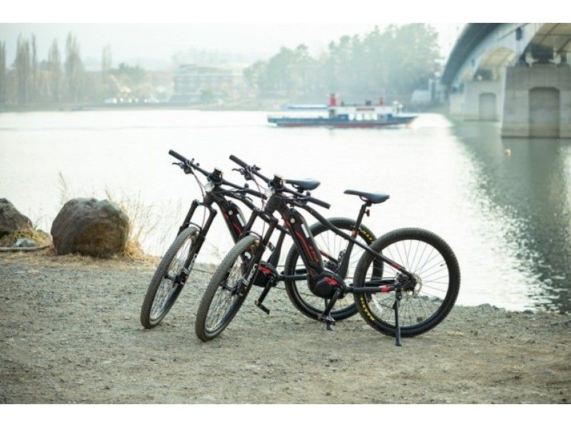 [山梨-Lake Kawaguchi]骑自行车带电动助力！很多实地考察の紹介画像
