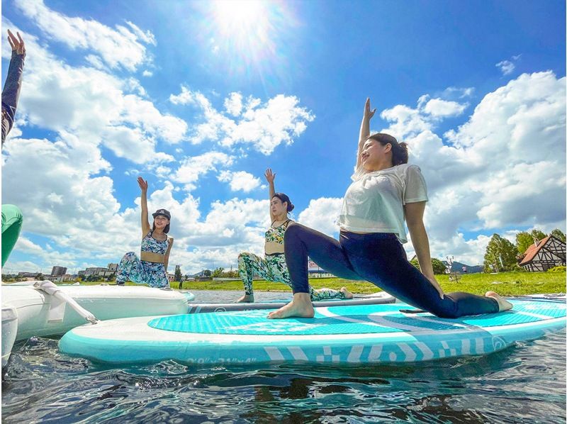 [시가 비와코] 비와코 위에서 빈손으로 SUP Yoga하자! !の紹介画像