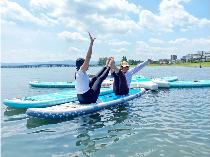 [시가 비와코] 비와코 위에서 빈손으로 SUP Yoga하자! !の紹介画像