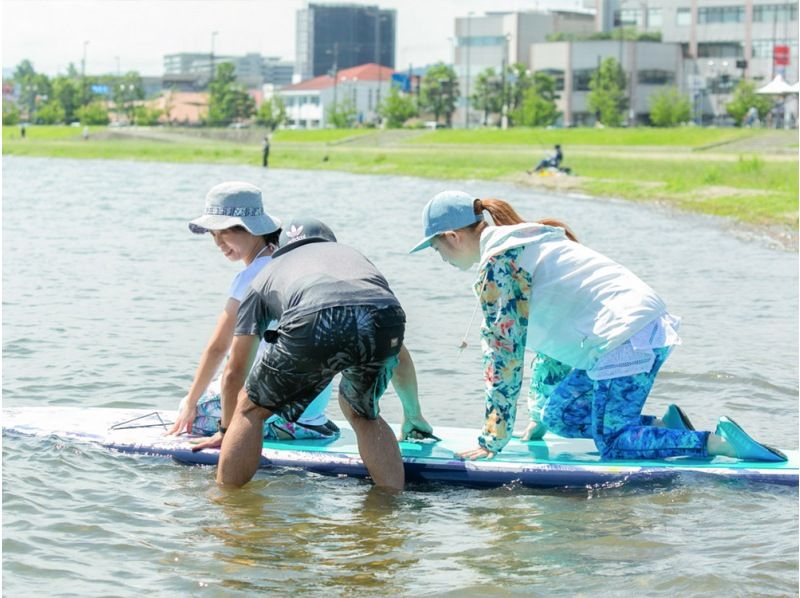 【滋贺/琵琶湖】在琵琶湖空手做SUP瑜伽吧！ !!の紹介画像