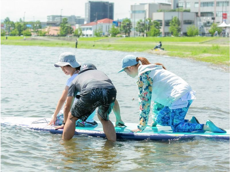 [시가 비와코] 비와코 위에서 빈손으로 SUP Yoga하자! !の紹介画像