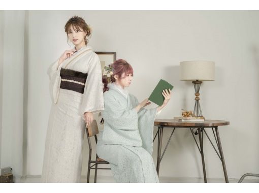 Yokohama/Minato Mirai] ☆Kimono set & hair set & dressing included