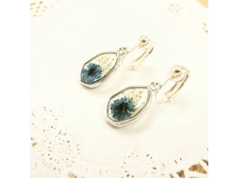 【レジン♡お花のアクセサリー】お花と一緒にお出掛けしよう！人数割引有・お一人参加OKの紹介画像