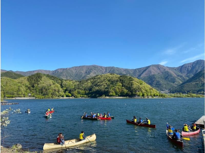 【山梨県・河口湖】真夏の河口湖カナディアン体験・120分コース・カヌーで湖上散歩＆思い出作りの旅の紹介画像