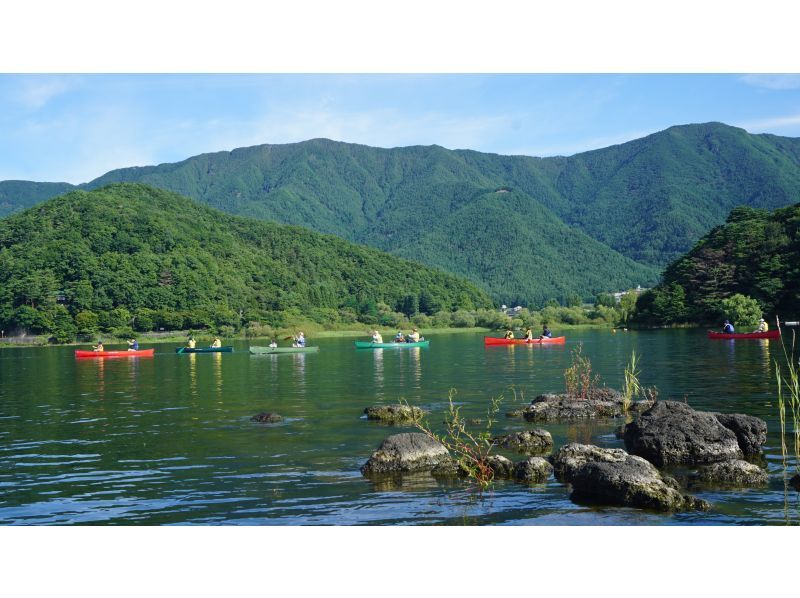 【山梨県・河口湖】真夏の河口湖カナディアン体験・120分コース・カヌーで湖上散歩＆思い出作りの旅の紹介画像