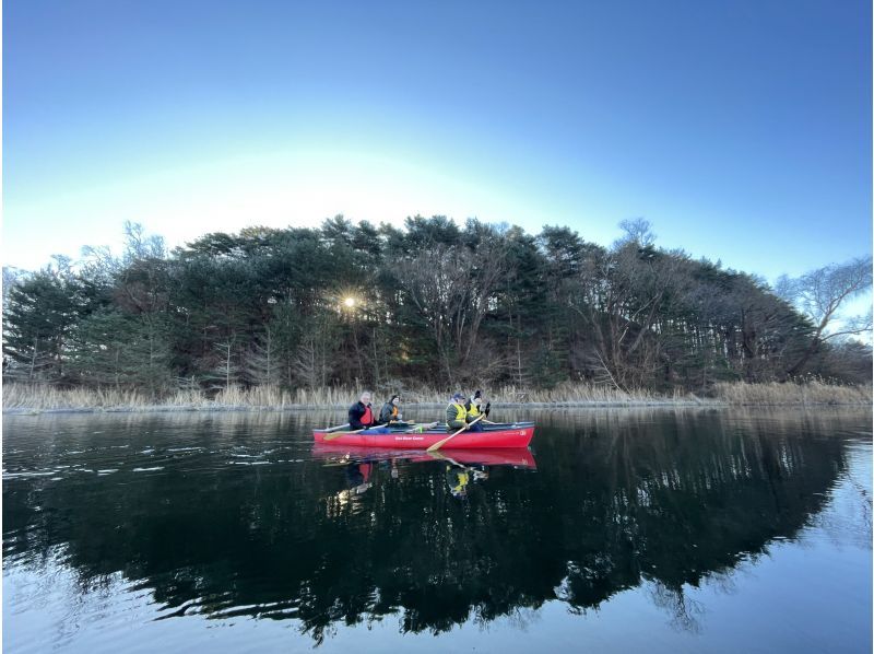 【山梨県・河口湖・】春爛漫・濡れない河口湖カナディアン体験・120分コース・カヌーで湖上散歩＆思い出作りの旅の紹介画像