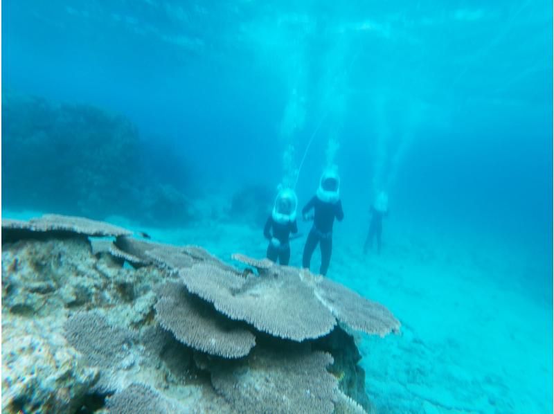 【沖縄 恩納村】青の洞窟シュノーケル・恩納村シーウォークお得なセットプラン　Goproカメラ・タオルレンタル付の紹介画像