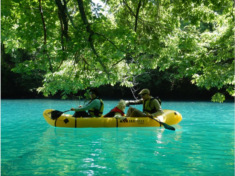 [Shima/Kusatsu] Same-day OK! Half-day packraft canoeing experience on the blue Lake Shima *Dogs welcomeの紹介画像
