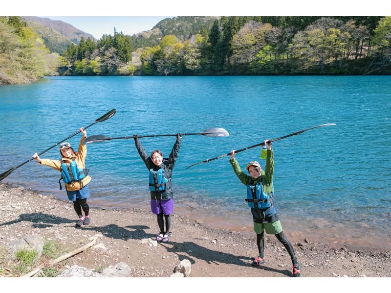 [Shima/Kusatsu] Same-day OK! Half-day packraft canoeing experience on the blue Lake Shima *Dogs welcomeの紹介画像