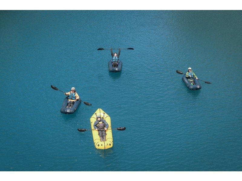 Lake Shima, Gunma, Minakami, Packraft, Beautiful Blue Pets, Couples with Dogs