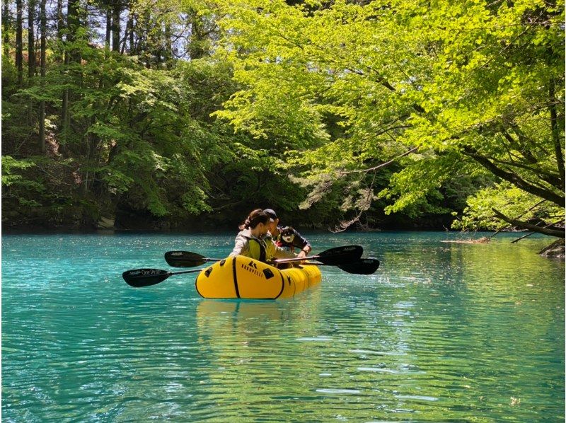 [Gunma/Shima] Refresh your mind and body! Half-day packraft canoe experience on the blue Shima Lake