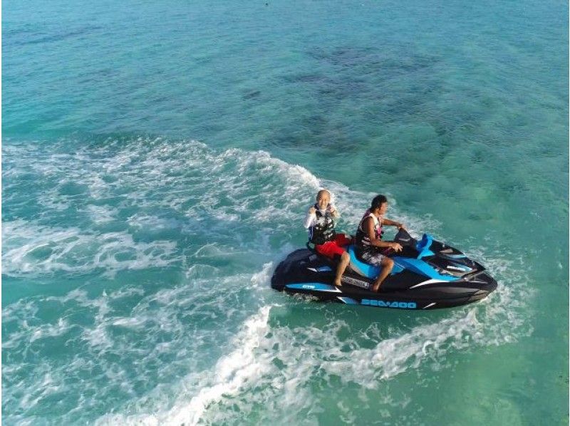 [Okinawa ・ Headquarters] Guide is driving ♪ Iejima tour Jet ski Touring experience (for unlicensed users)の紹介画像