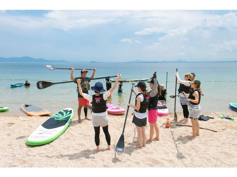 【滋賀・大津・松の浦】水質に自信あり♪ 琵琶湖でサップ。水上お散歩。の紹介画像