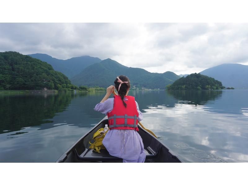 【山梨県・河口湖】河口湖カナディアン体験・90分早朝コース・カヌーでで湖上散歩＆思い出作りの旅の紹介画像