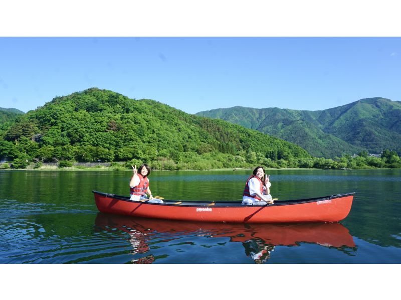 [山梨县/河口湖]河口湖加拿大体验，90分钟清晨课程，独木舟湖上漫步&留下回忆的旅行の紹介画像