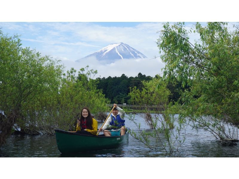 [山梨县,河口湖]盛夏河口湖加拿大独木舟体验-90分钟早晨课程の紹介画像
