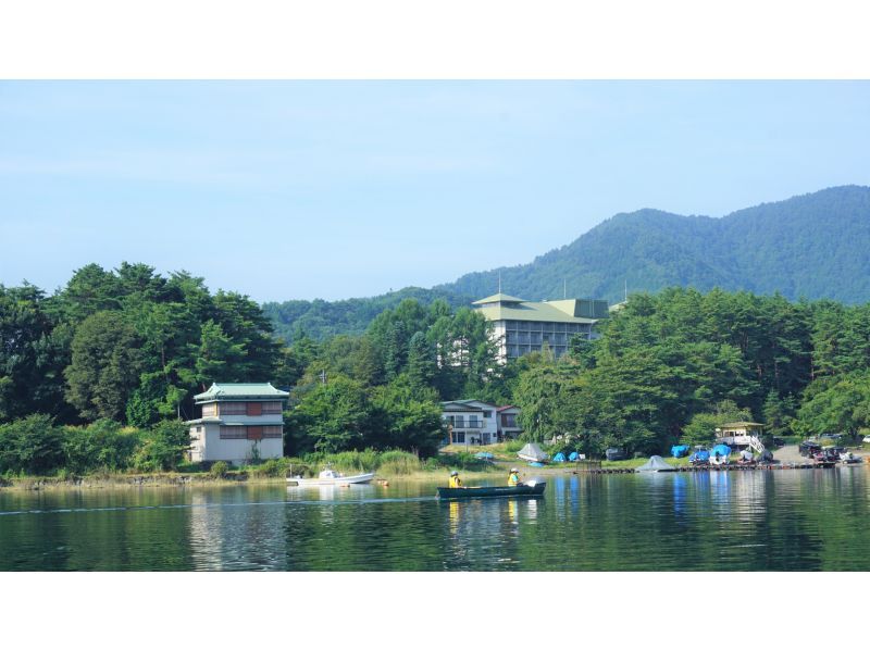 [山梨县,河口湖]盛夏河口湖加拿大独木舟体验-90分钟早晨课程の紹介画像