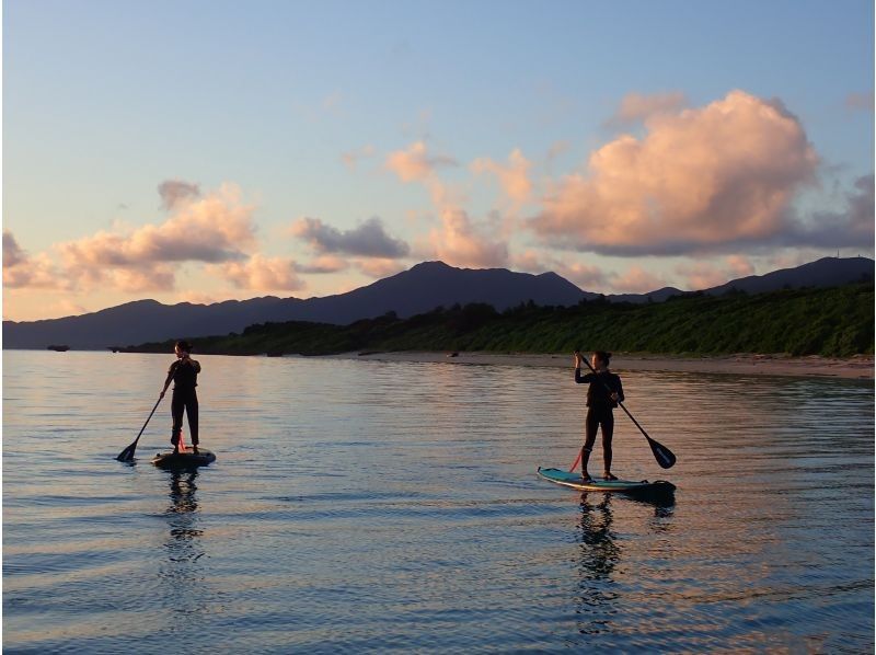 [Ishigaki Island 1-day plan] Relaxing SUP cruise + beach yoga. Completely private for one group!の紹介画像