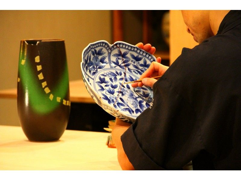 【東京・表参道】江戸時代の陶片を蘇らせる：金継ぎ体験コースの紹介画像