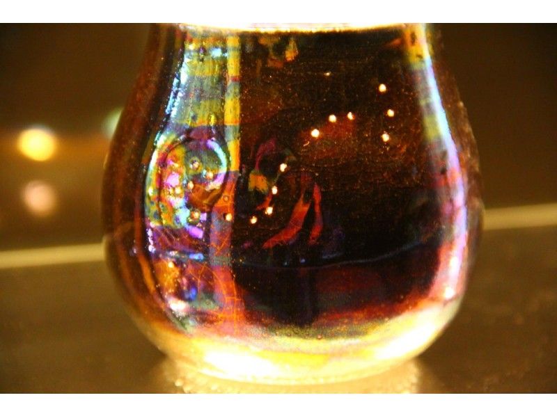 [Tokyo Omotesando] Experience course to make "Omotesando ware" (Pair cup of constellation of black opal raster)の紹介画像