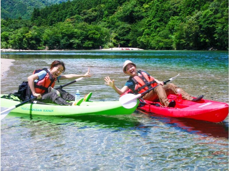 【鹿児島・屋久島】リバーカヤック＆シュノーケリング １日コースの紹介画像