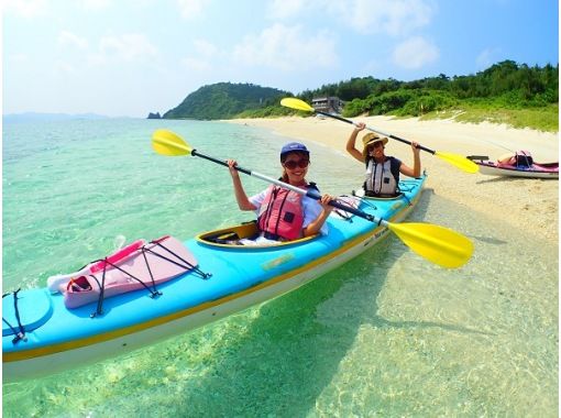 Okinawa ・ Zamami Village Akajima]Sea kayak& Snorkel morning or