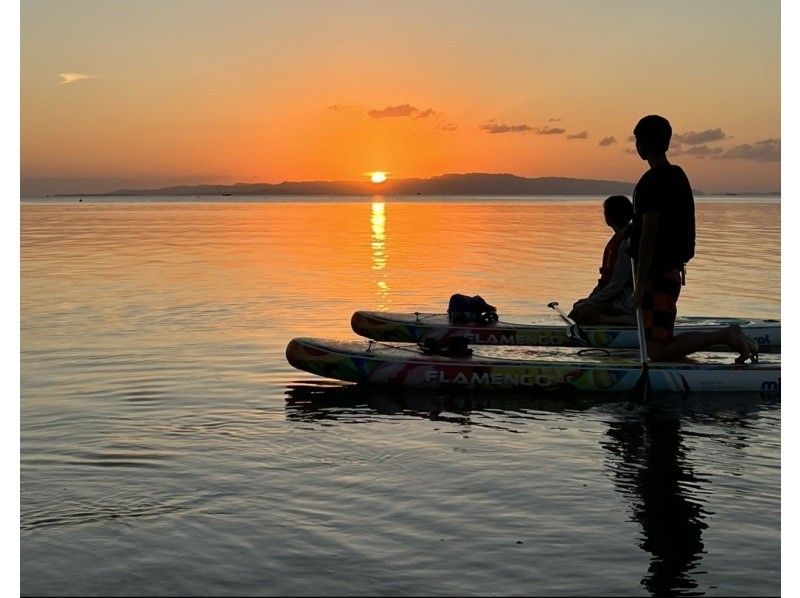 [冲绳-石垣岛]享受石垣海滩SUP的黄昏景色♪Sunset SUP Tourの紹介画像