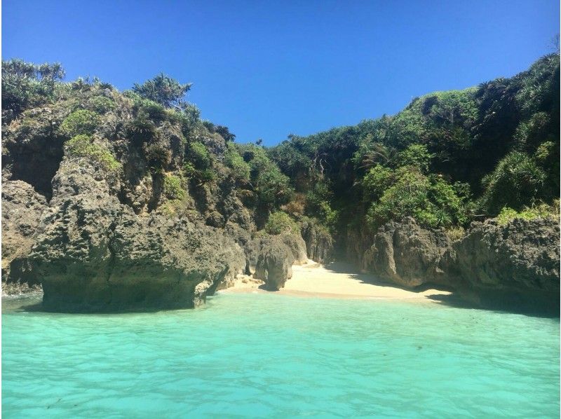 [Uninhabited Island Landing Tour] Take a banana boat to the entrance of Yanbaru National Park, a World Heritage Site.  の紹介画像