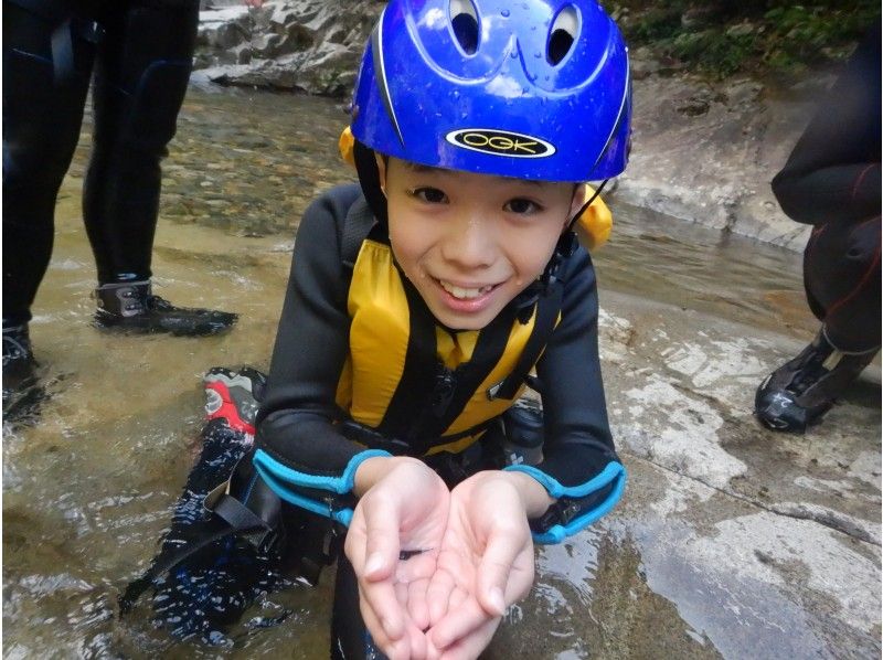 [Gunma / Minakami] Elementary school students welcome! Enjoy water play with the "Canyoning Half-Day Course" and have fun with natural water slides!の紹介画像