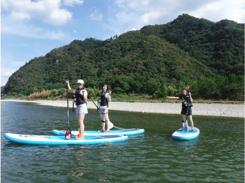 【岐阜・長良川】岐阜城・金華山＆清流長良川サップツアー！！(お手軽2時間コース)の紹介画像