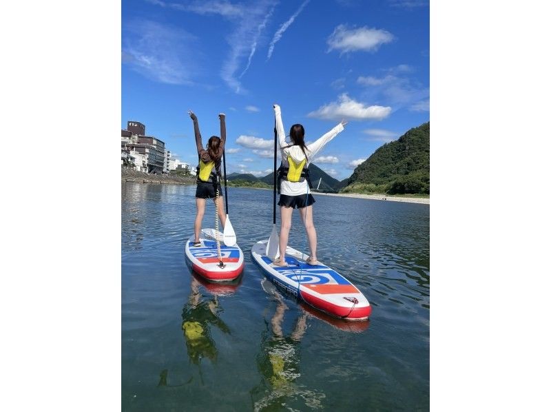 【岐阜・長良川】岐阜城・金華山＆清流長良川サップツアー！！(お手軽2時間コース)の紹介画像