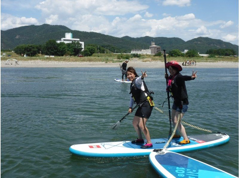 【岐阜・長良川】岐阜城・金華山＆清流長良川サップツアー！！(お手軽2時間コース)の紹介画像