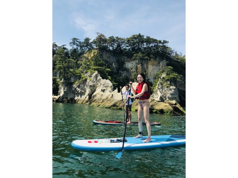 【宮城・松島】宮城松島手ぶらでミドリの洞窟サップツアー　写真無料プレゼント！の紹介画像