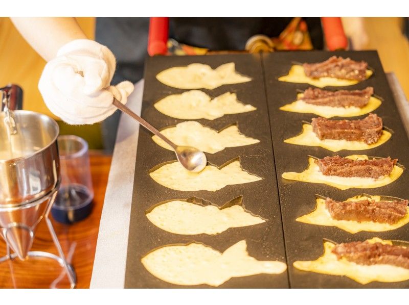 [Tokyo Asakusa] Let's make it with various ingredients! Original taiyaki making experience! (50 minutes)の紹介画像