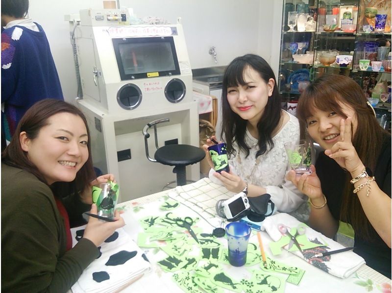 [Asakusabashi 1 minute] Welcome to Japan! Original glass making for foreigners visiting Japan A wonderful glass souvenir will be completed in 100 minutes. (Japanese people can also participate)の紹介画像